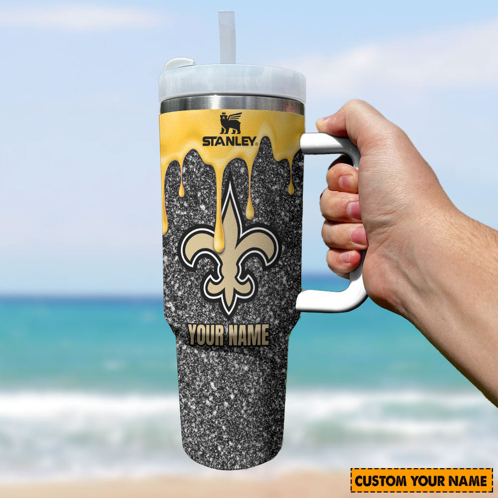 New Orleans Saints New Personalized 40oz Tumbler Limited Edition AZBT40OZ000034
