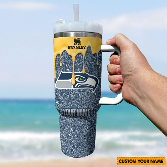 Seattle Seahawks New Personalized 40oz Tumbler Limited Edition AZBT40OZ000053
