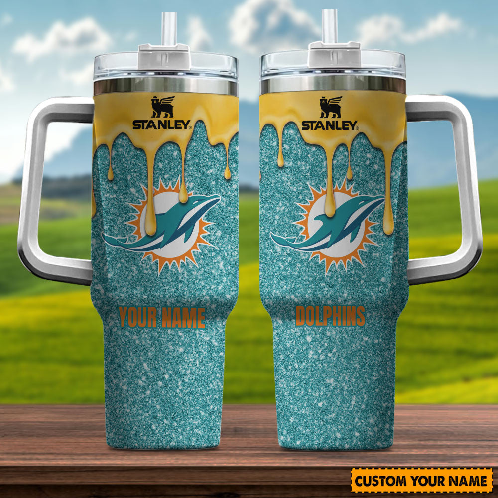 Miami Dolphins New Personalized 40oz Tumbler Limited Edition AZBT40OZ000042