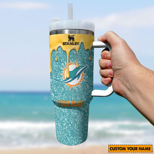 Miami Dolphins New Personalized 40oz Tumbler Limited Edition AZBT40OZ000042