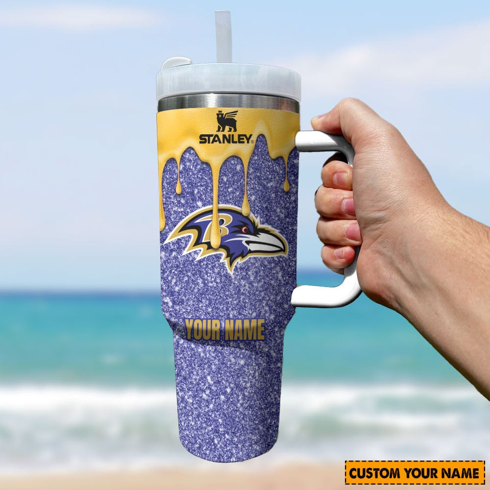 Baltimore Ravens New Personalized 40oz Tumbler Limited Edition AZBT40OZ000043