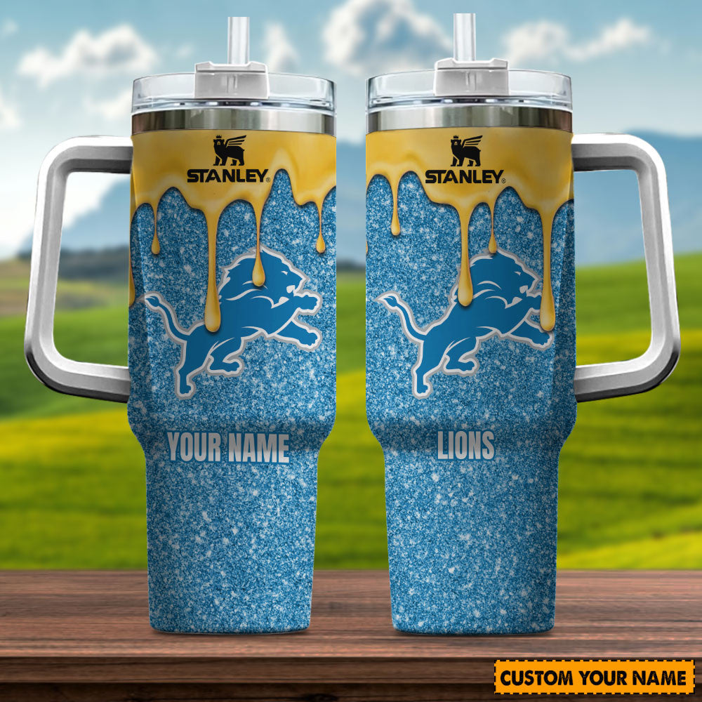 Detroit Lions New Personalized 40oz Tumbler Limited Edition AZBT40OZ000040