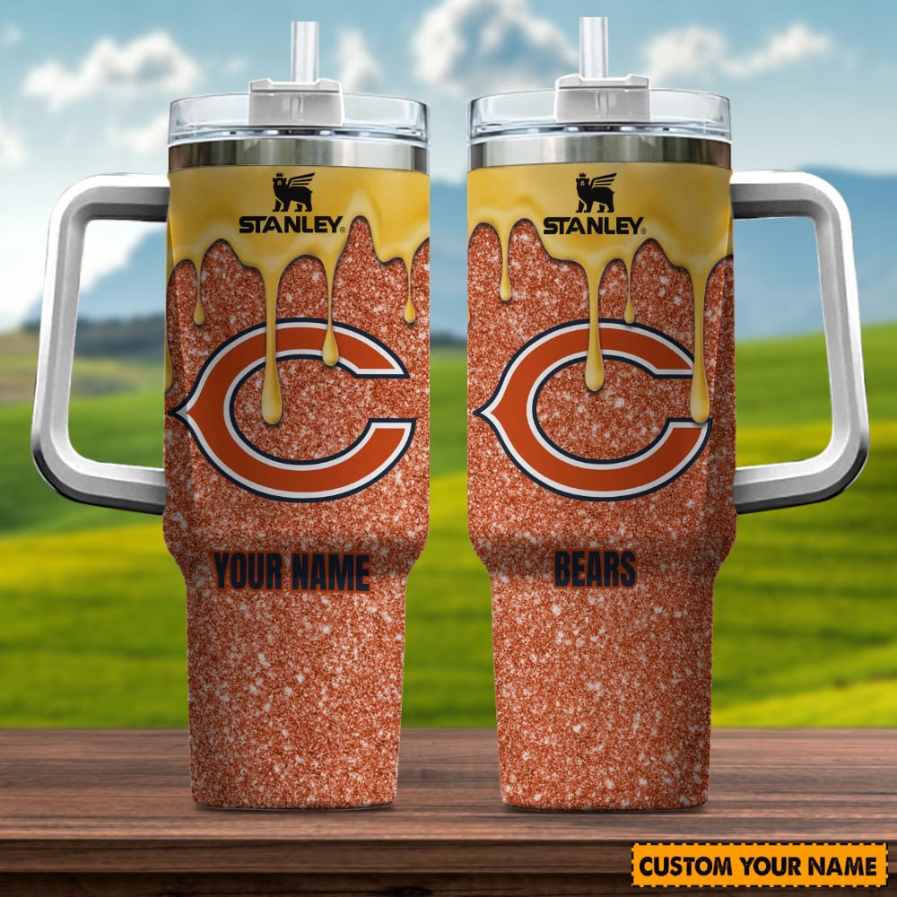 Chicago Bears New Personalized 40oz Tumbler Limited Edition AZBT40OZ000056