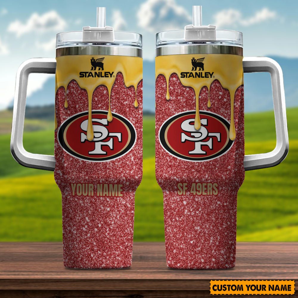San Francisco 49ers New Personalized 40oz Tumbler Limited Edition AZBT40OZ000032