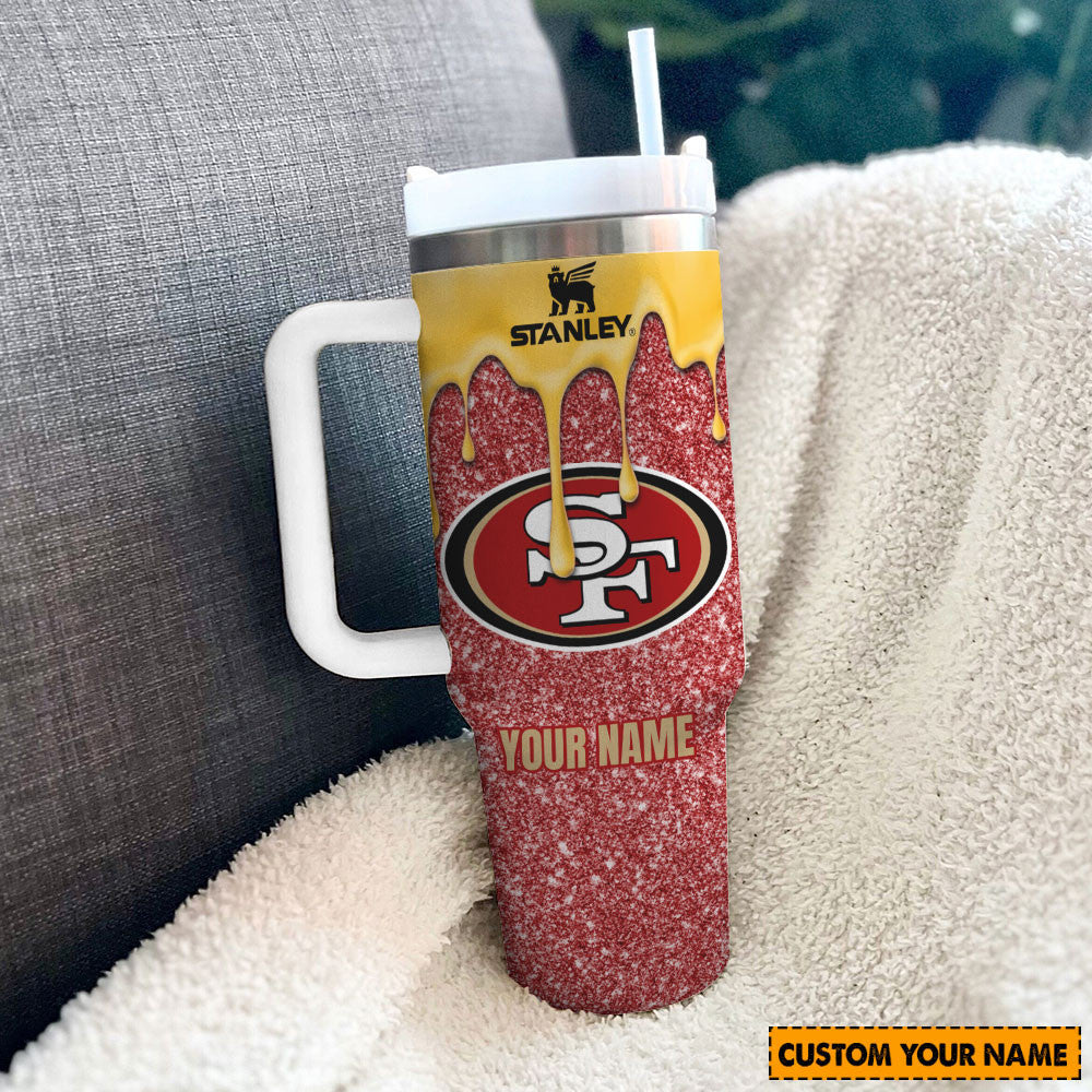 San Francisco 49ers New Personalized 40oz Tumbler Limited Edition AZBT40OZ000032