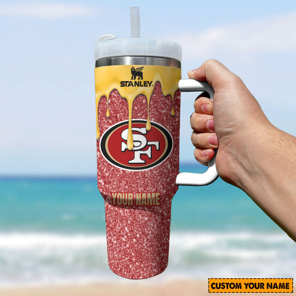 San Francisco 49ers New Personalized 40oz Tumbler Limited Edition AZBT40OZ000032