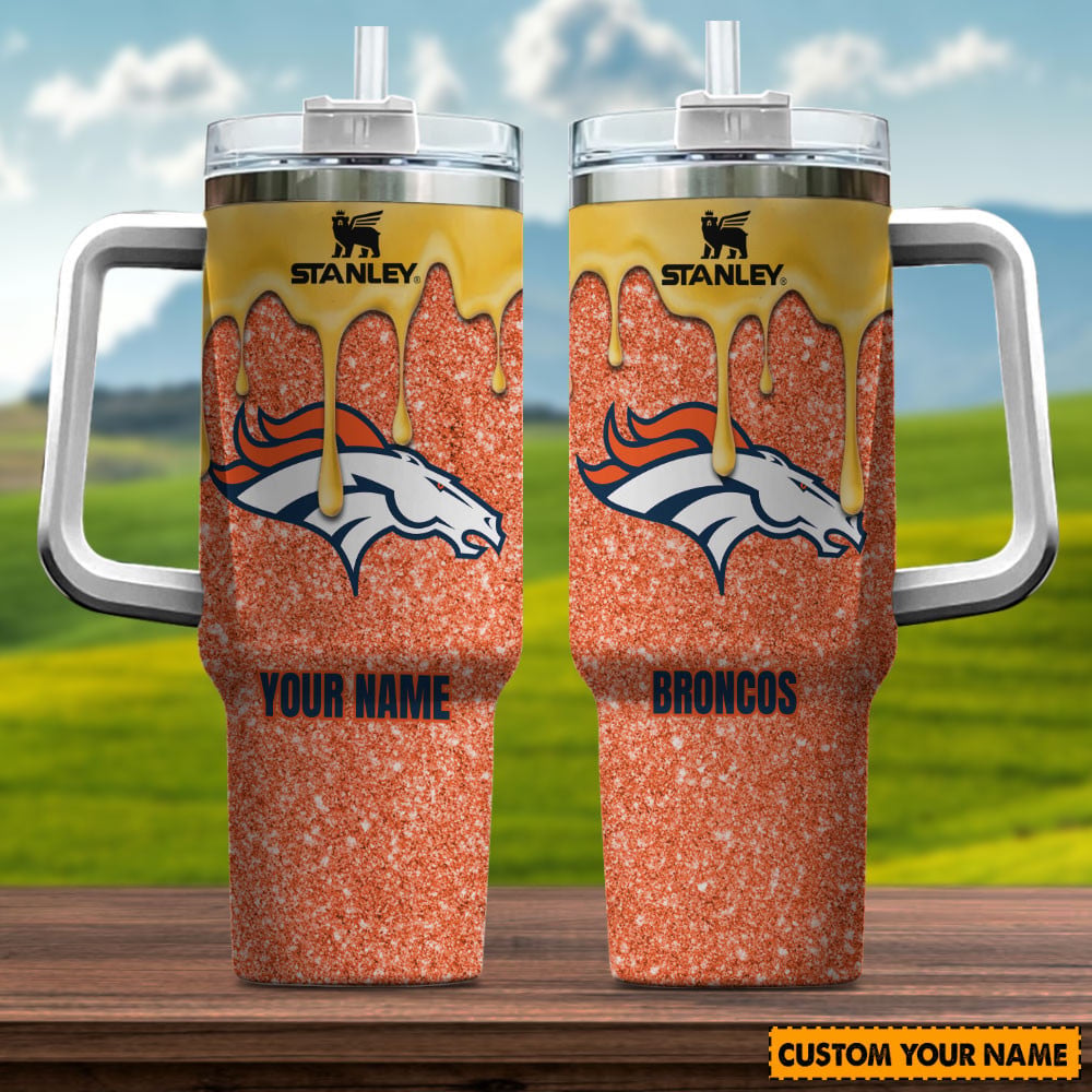 Denver Broncos New Personalized 40oz Tumbler Limited Edition AZBT40OZ000057