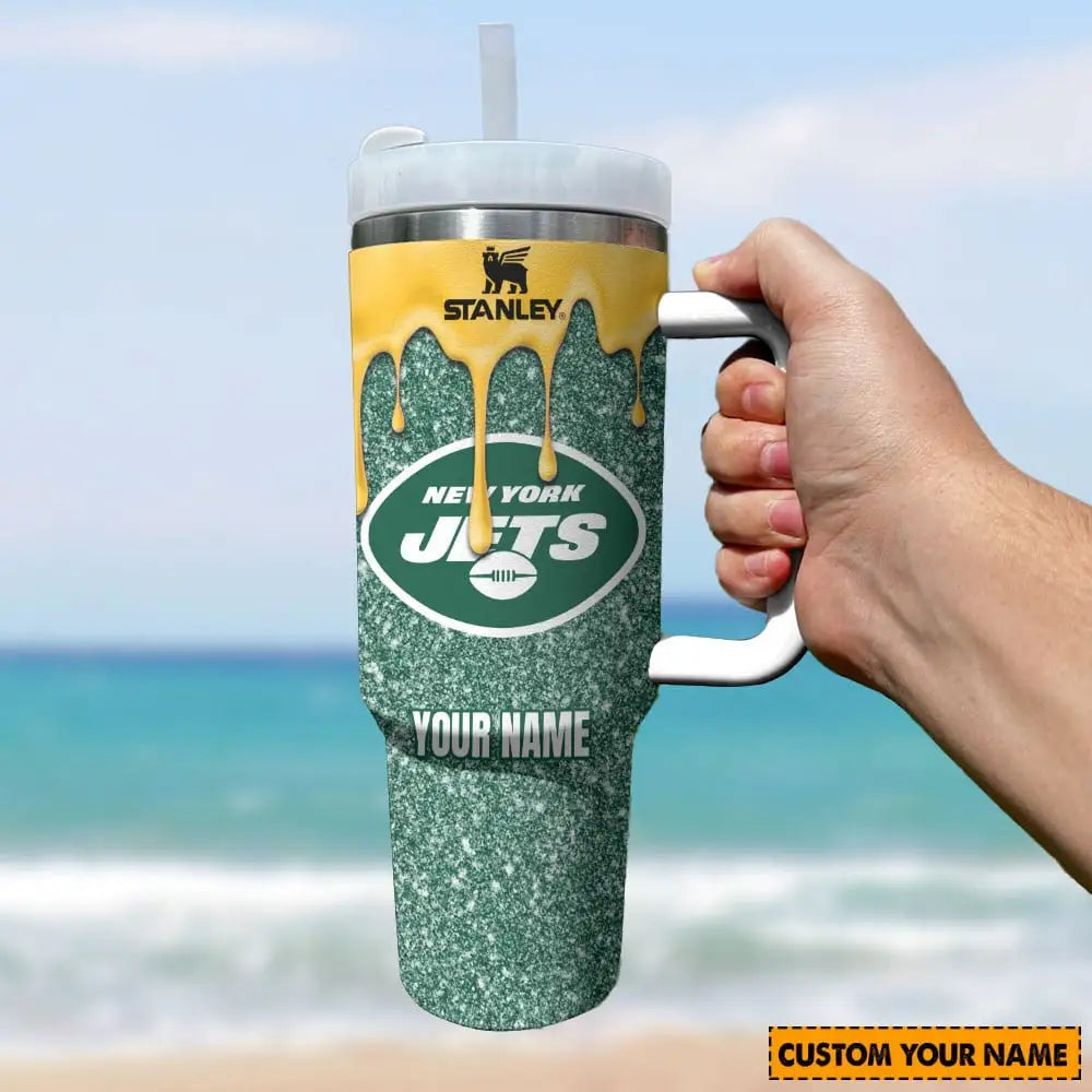 New York Jets New Personalized 40oz Tumbler Limited Edition AZBT40OZ000049