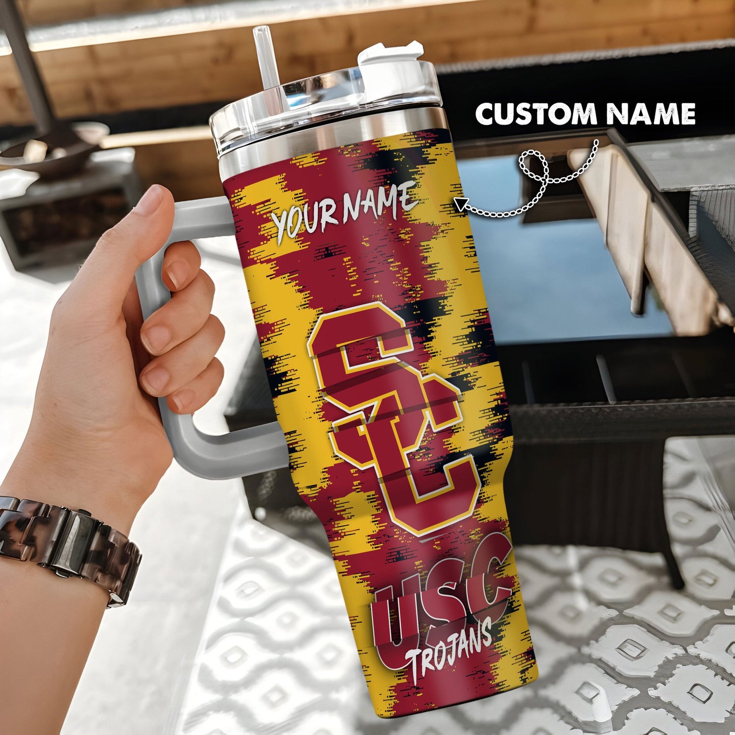 USC Trojans New Personalized 40oz Tumbler Limited Edition AZBT40OZ000145