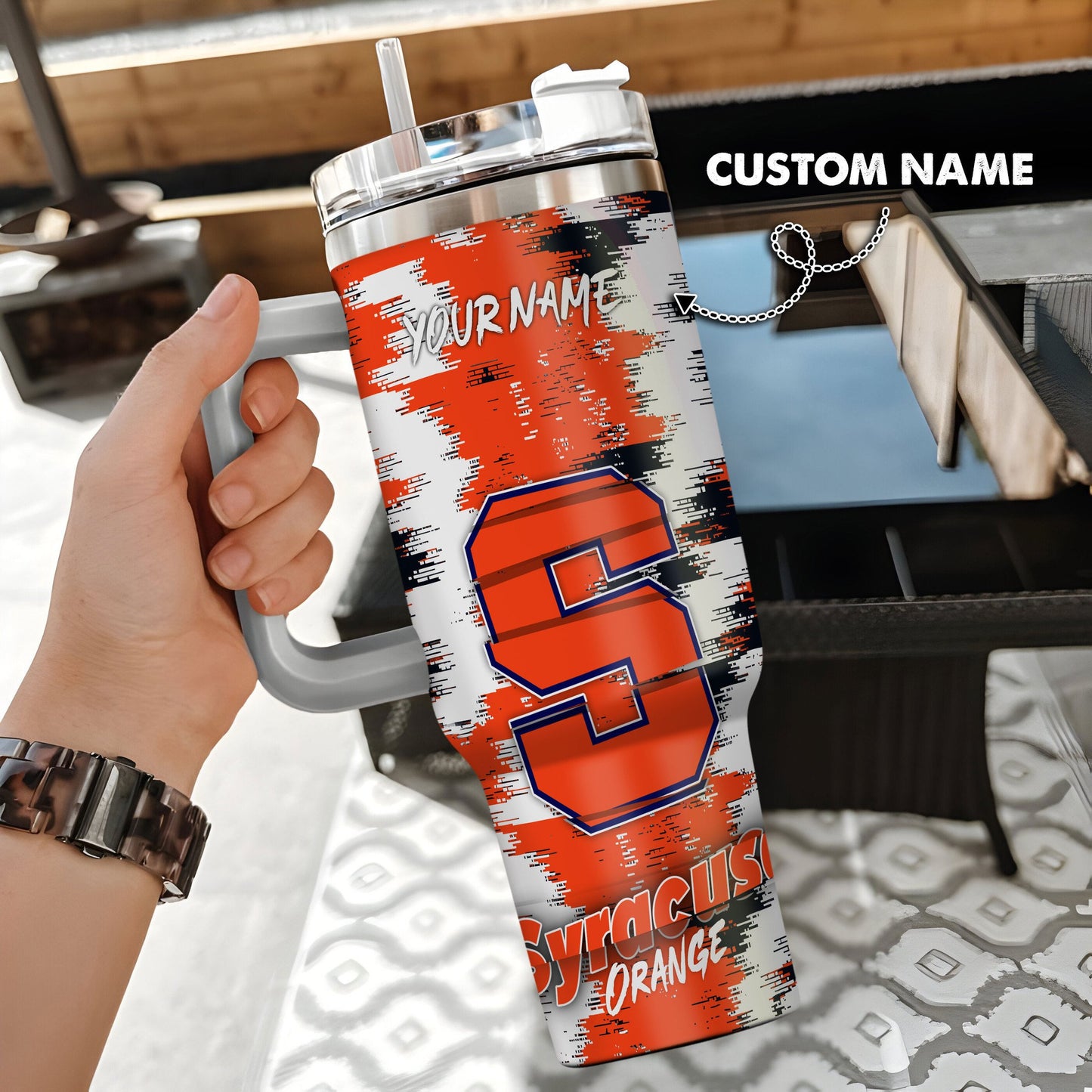 Syracuse Orange New Personalized 40oz Tumbler Limited Edition AZBT40OZ000149