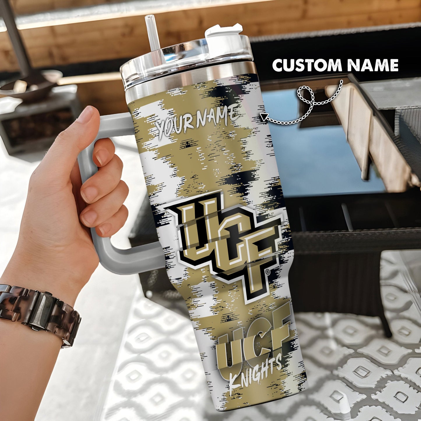 UCF Knights New Personalized 40oz Tumbler Limited Edition AZBT40OZ000080