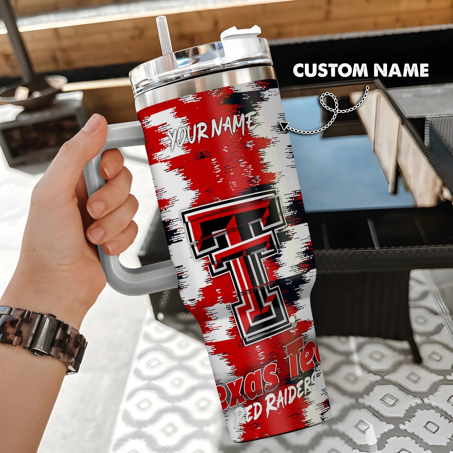 Texas Tech Red Raiders New Personalized 40oz Tumbler Limited Edition AZBT40OZ000097