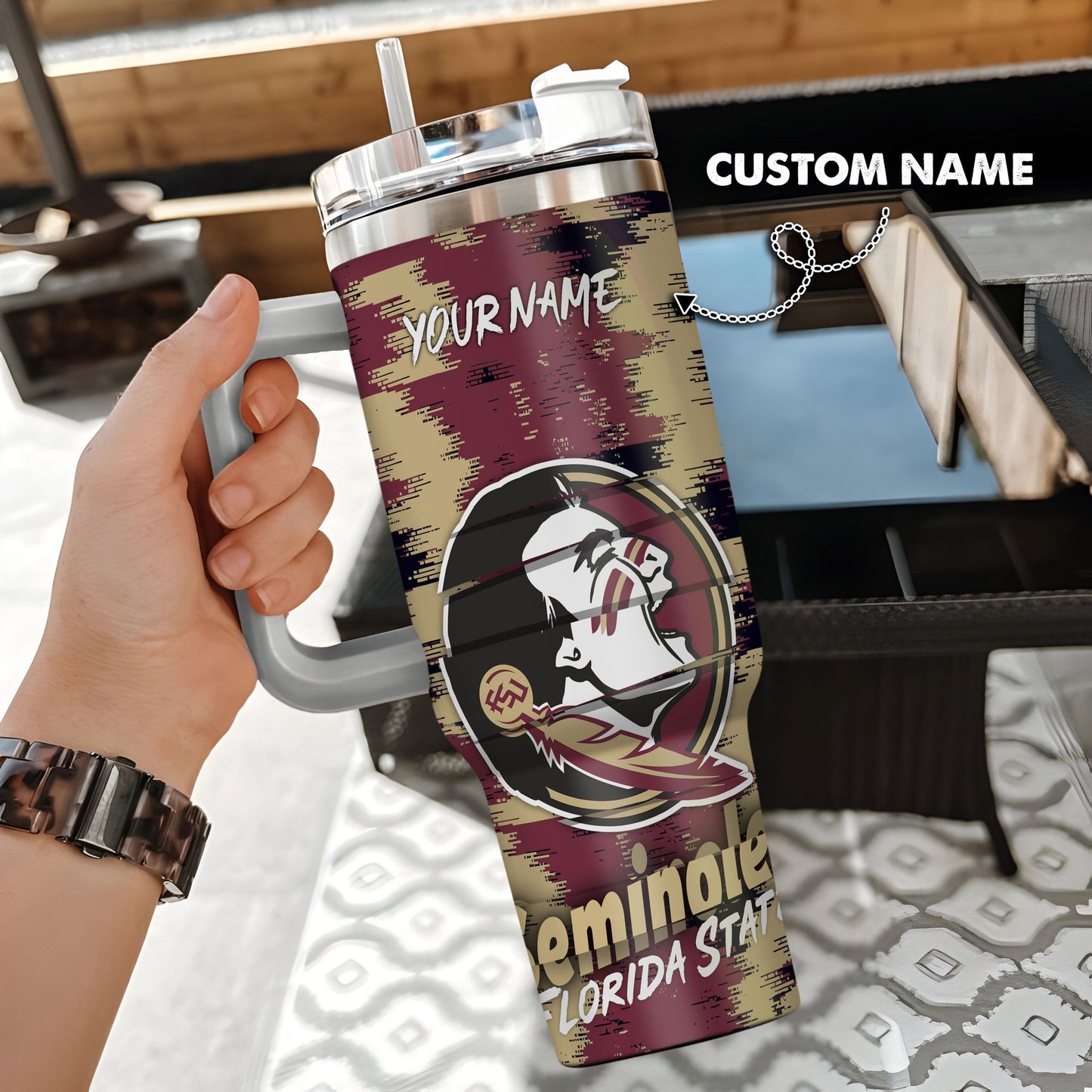 Florida State Seminoles New Personalized 40oz Tumbler Limited Edition AZBT40OZ000163