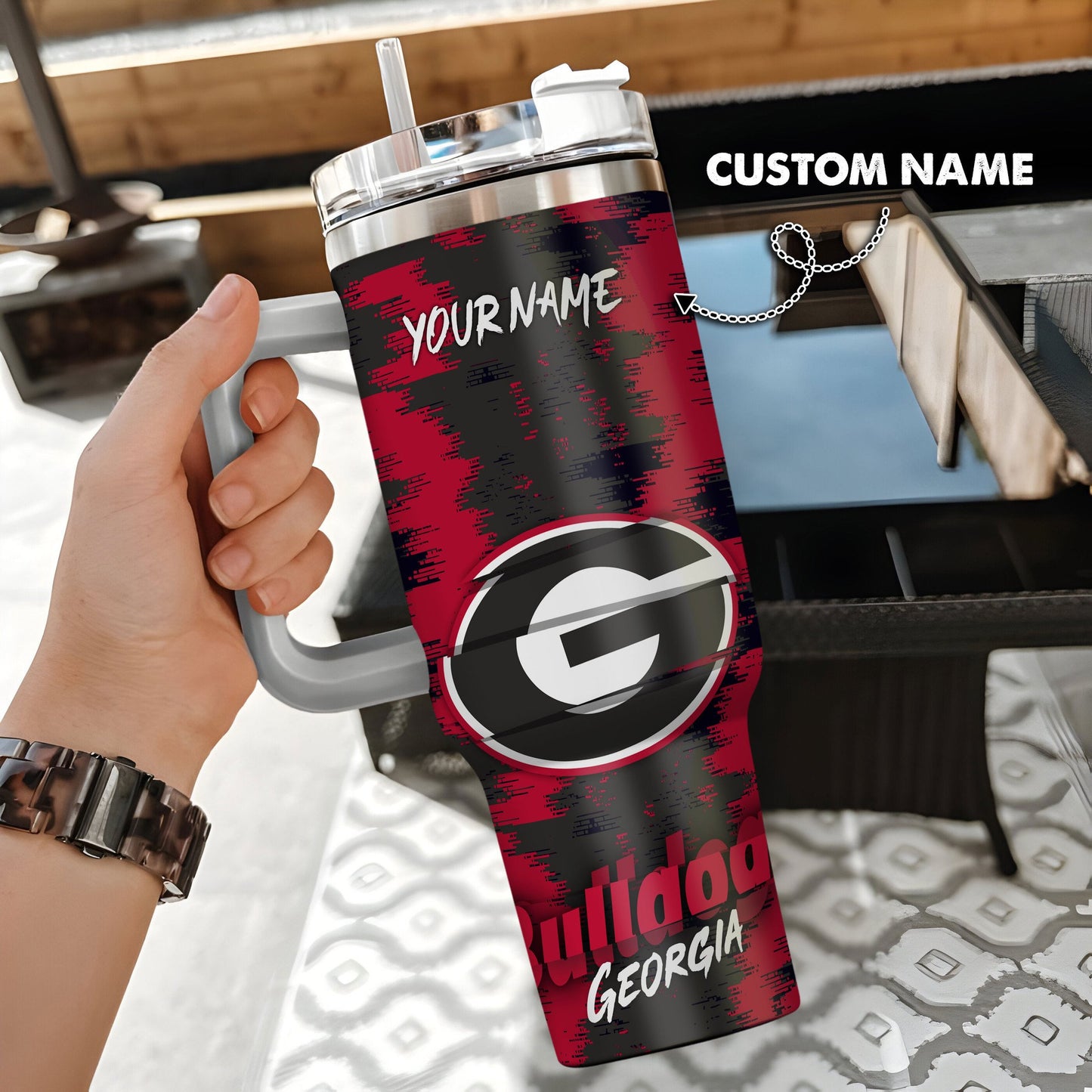 Georgia Bulldogs New Personalized 40oz Tumbler Limited Edition AZBT40OZ000159