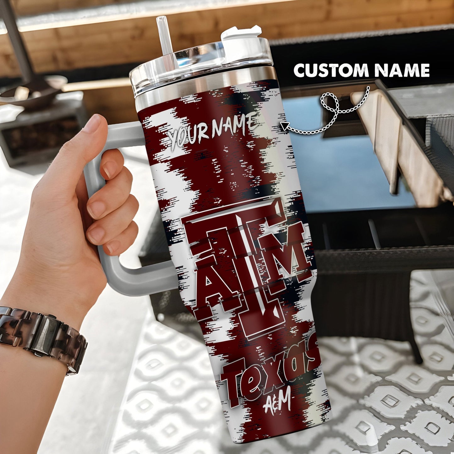 Texas A&M New Personalized 40oz Tumbler Limited Edition AZBT40OZ000072