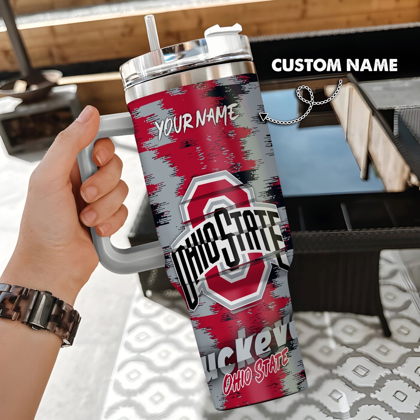Ohio State Buckeyes New Personalized 40oz Tumbler Limited Edition AZBT40OZ000158