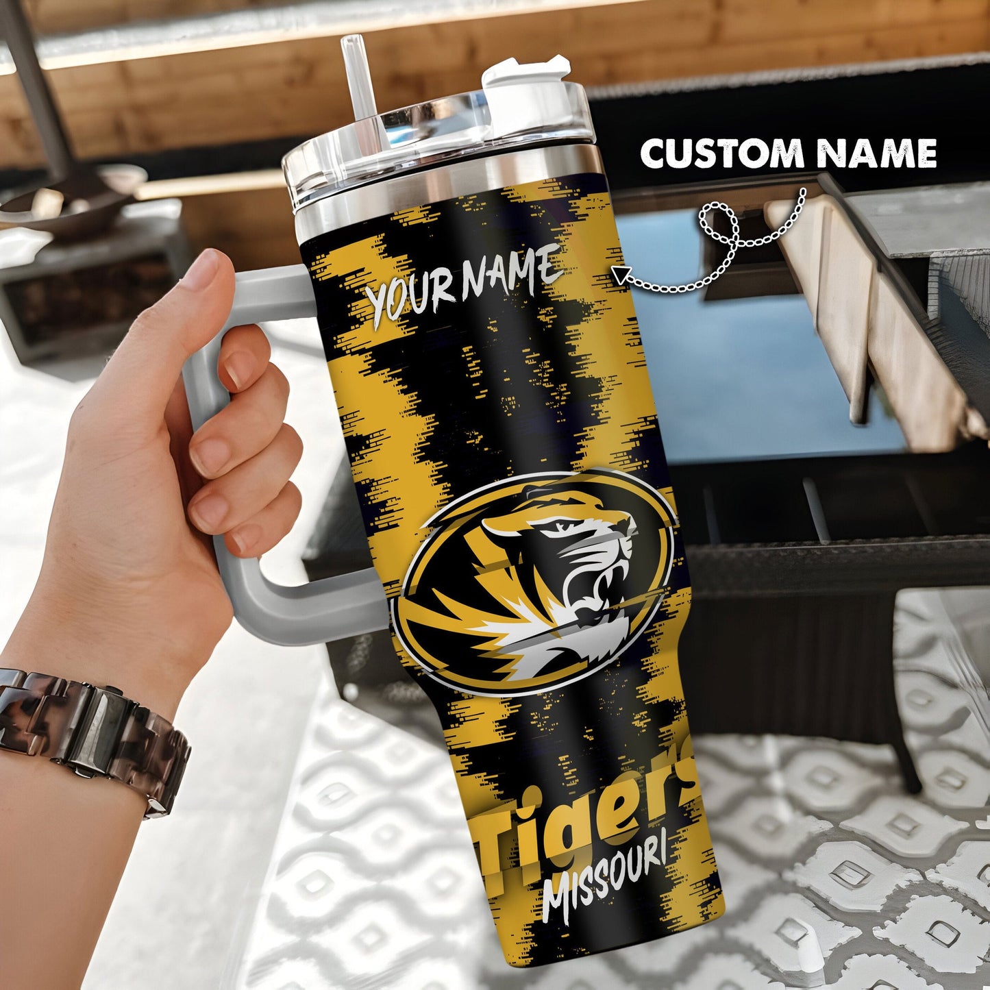 Missouri Tigers New Personalized 40oz Tumbler Limited Edition AZBT40OZ000096