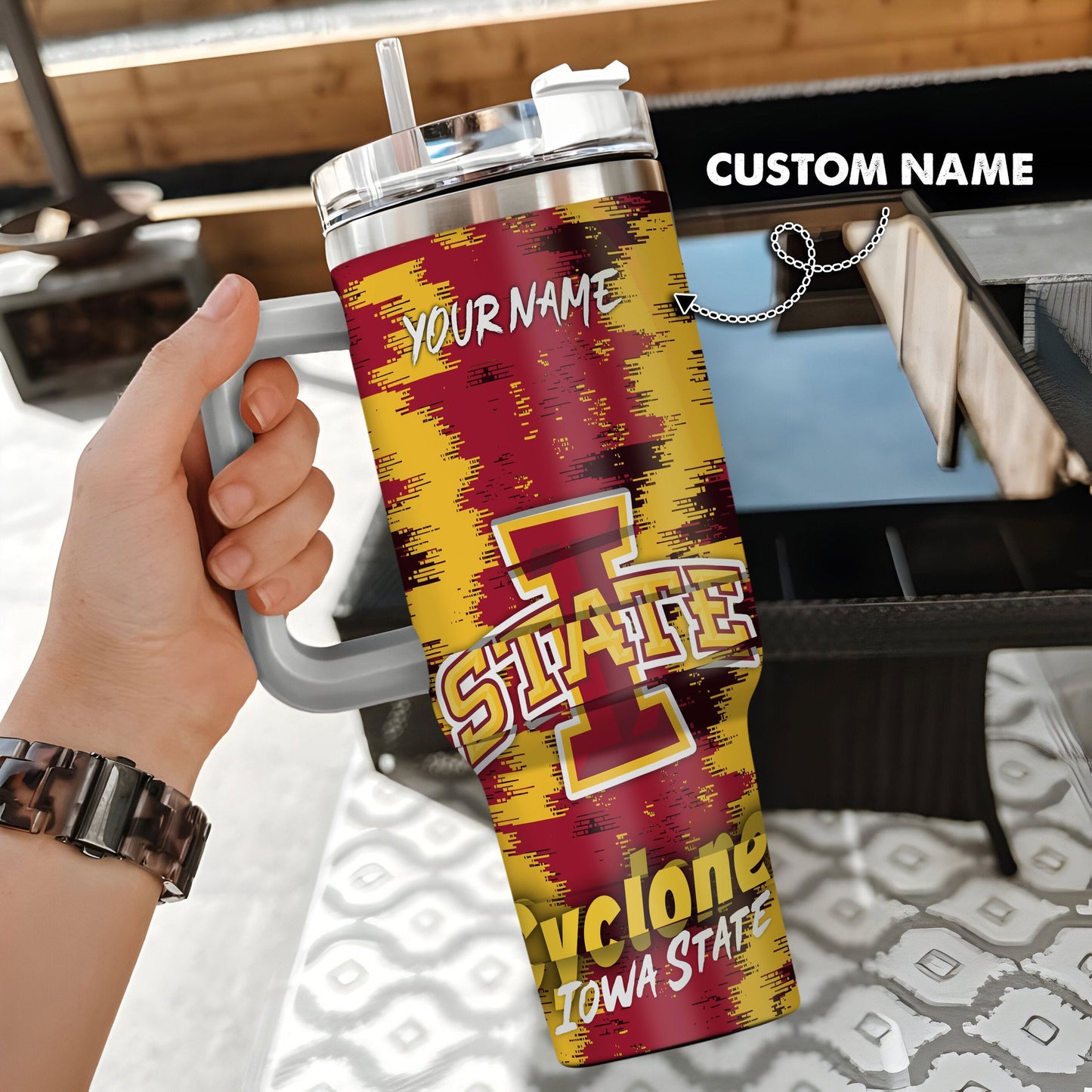 Iowa State Cyclones New Personalized 40oz Tumbler Limited Edition AZBT40OZ000083