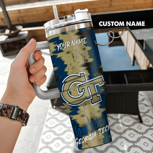 Georgia Tech Yellow Jackets New Personalized 40oz Tumbler Limited Edition AZBT40OZ000160
