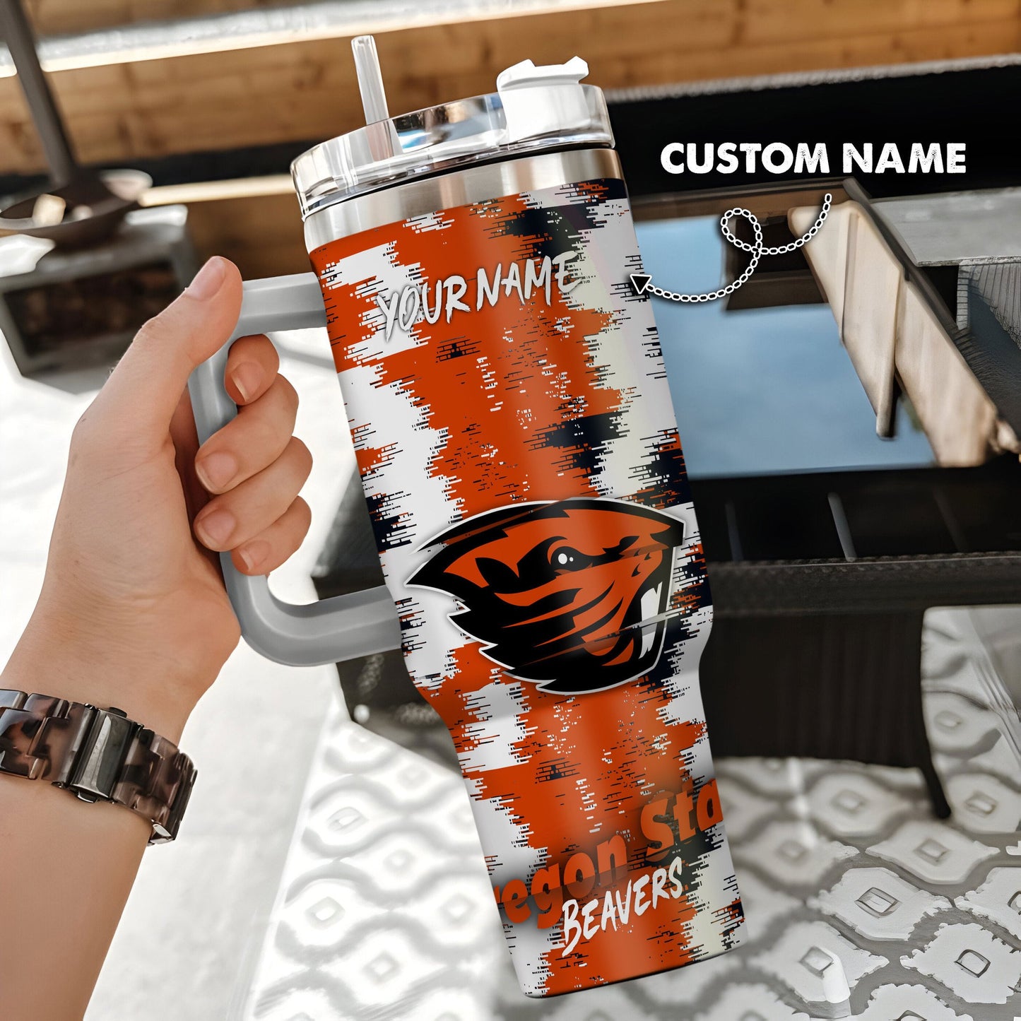 Oregon State Beavers New Personalized 40oz Tumbler Limited Edition AZBT40OZ000106