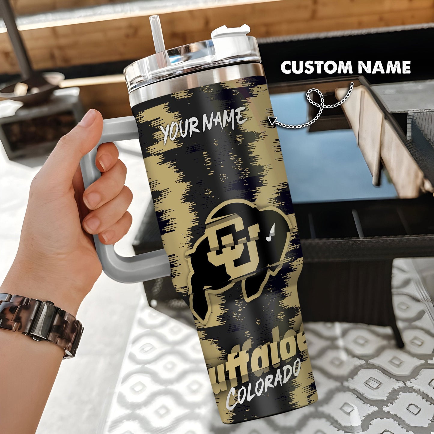 Colorado Buffaloes New Personalized 40oz Tumbler Limited Edition AZBT40OZ000090