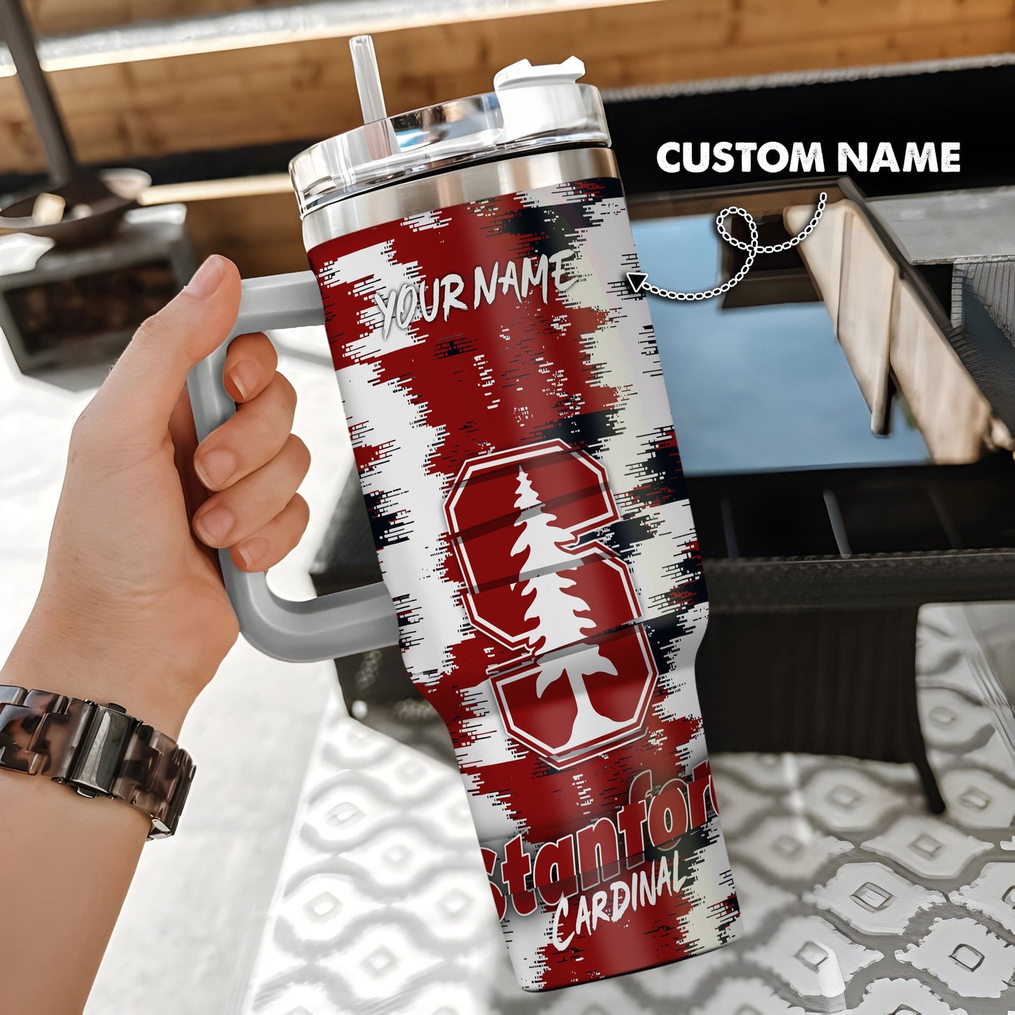 Stanford Cardinal New Personalized 40oz Tumbler Limited Edition AZBT40OZ000103