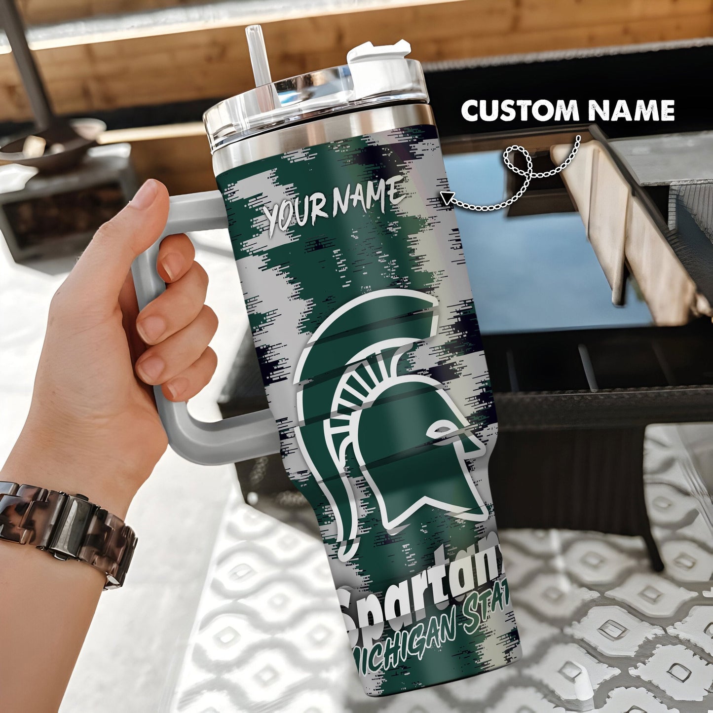 Michigan State Spartans New Personalized 40oz Tumbler Limited Edition AZBT40OZ000112