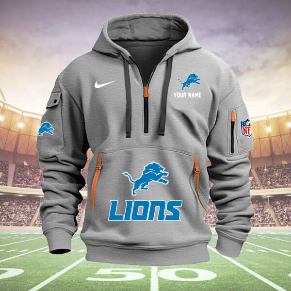 Miami Dolphins New Personalized Quarter Zip Hoodie Limited Edition  AZBTQZH000015
