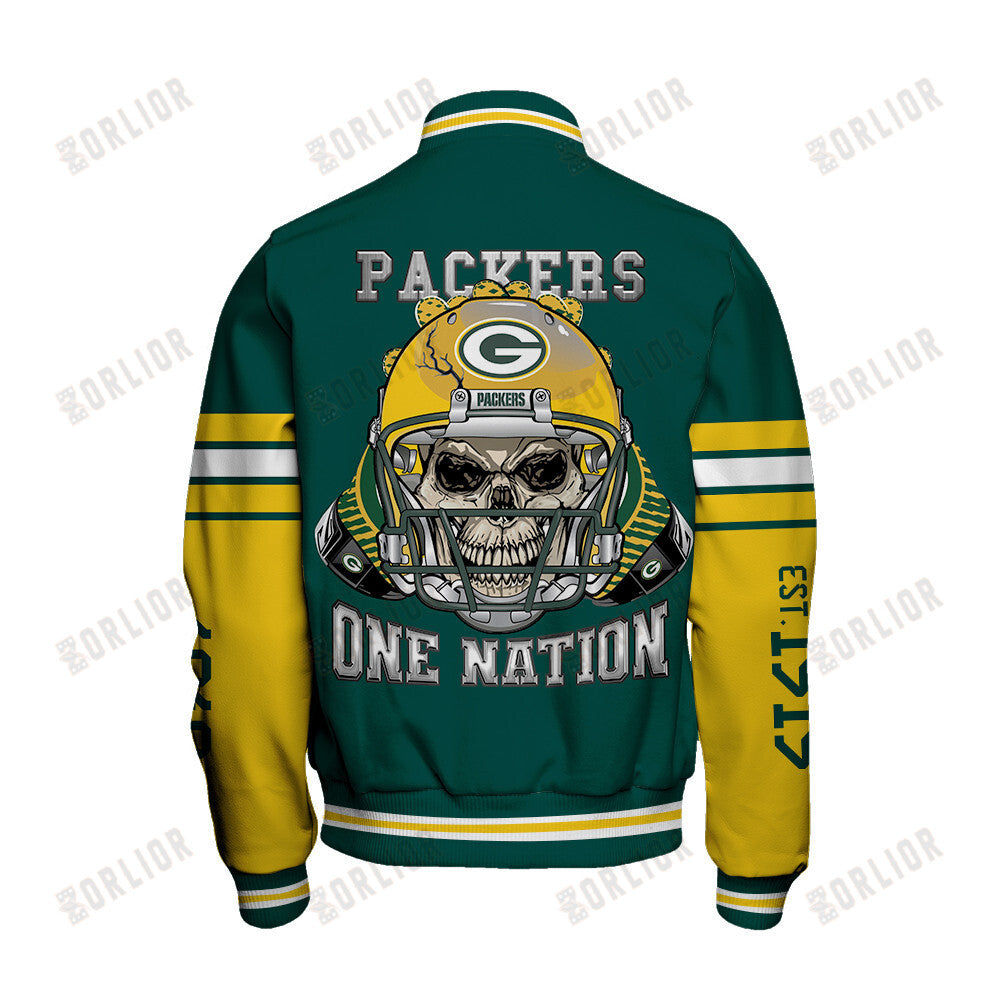 Green Bay Packers Team Spirit Varsity Jacket AZBTVJK000300