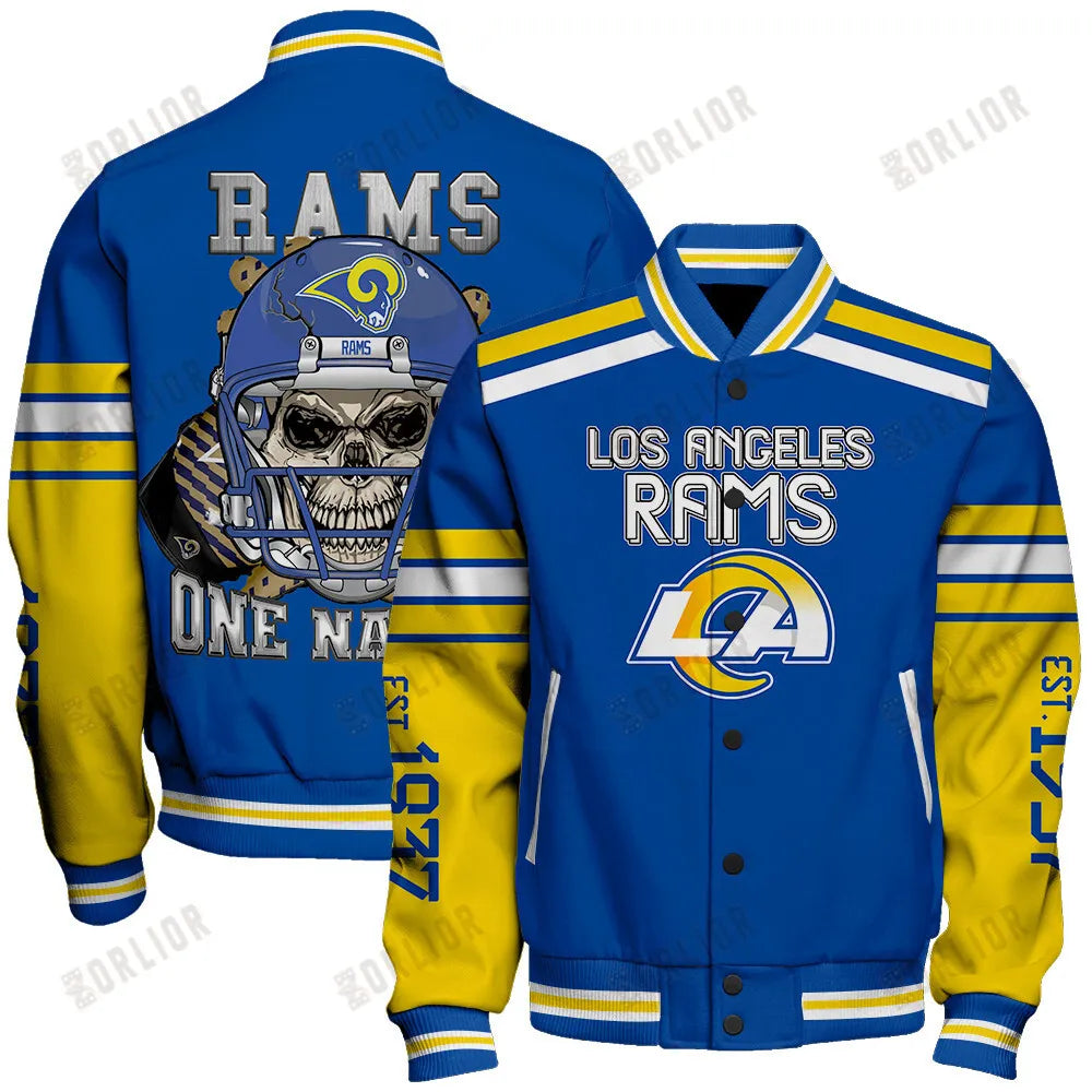Los Angeles Rams Team Spirit Varsity Jacket AZBTVJK000304