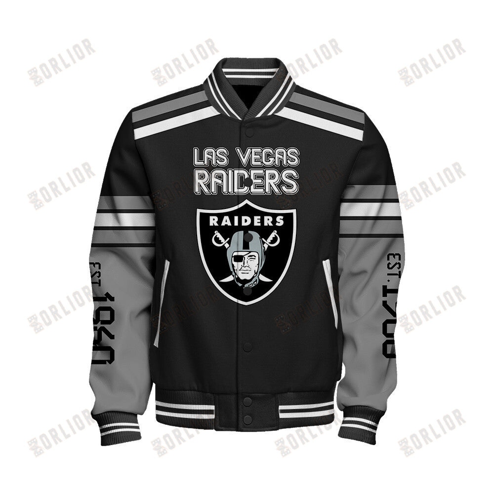 Las Vegas Raiders Team Spirit Varsity Jacket AZBTVJK000308