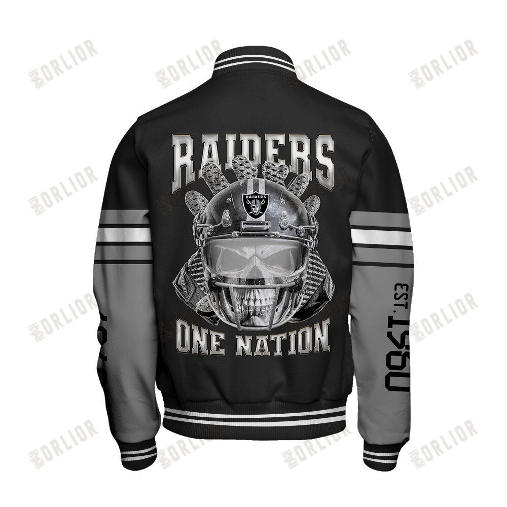 Las Vegas Raiders Team Spirit Varsity Jacket AZBTVJK000308