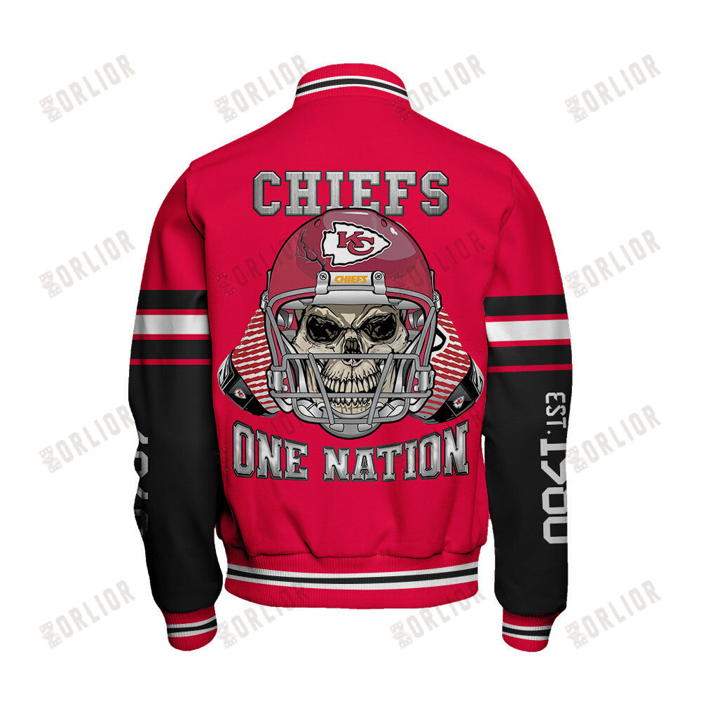 Kansas City Chiefs Team Spirit Varsity Jacket AZBTVJK000307