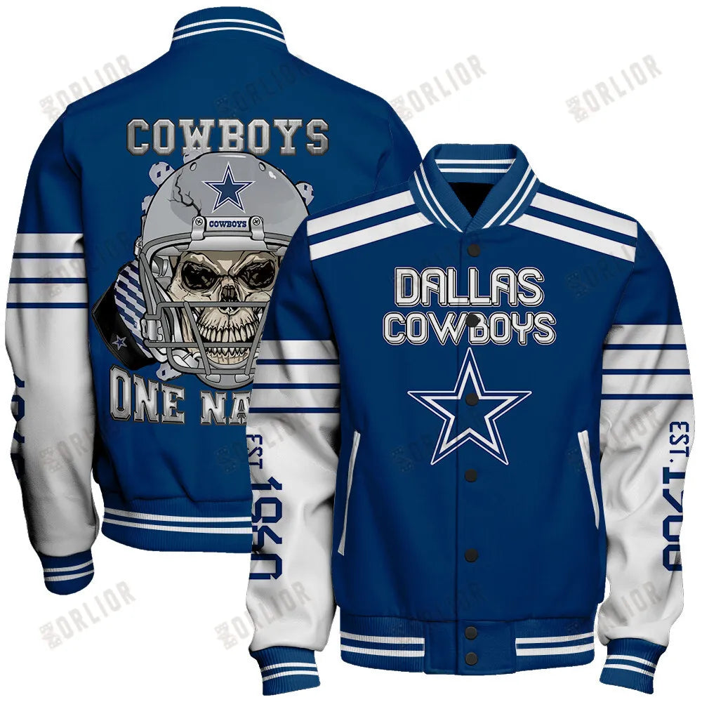 Dallas Cowboys Team Spirit Varsity Jacket AZBTVJK000306