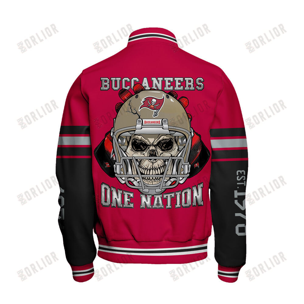 Tampa Bay Buccaneers Team Spirit Varsity Jacket AZBTVJK000301