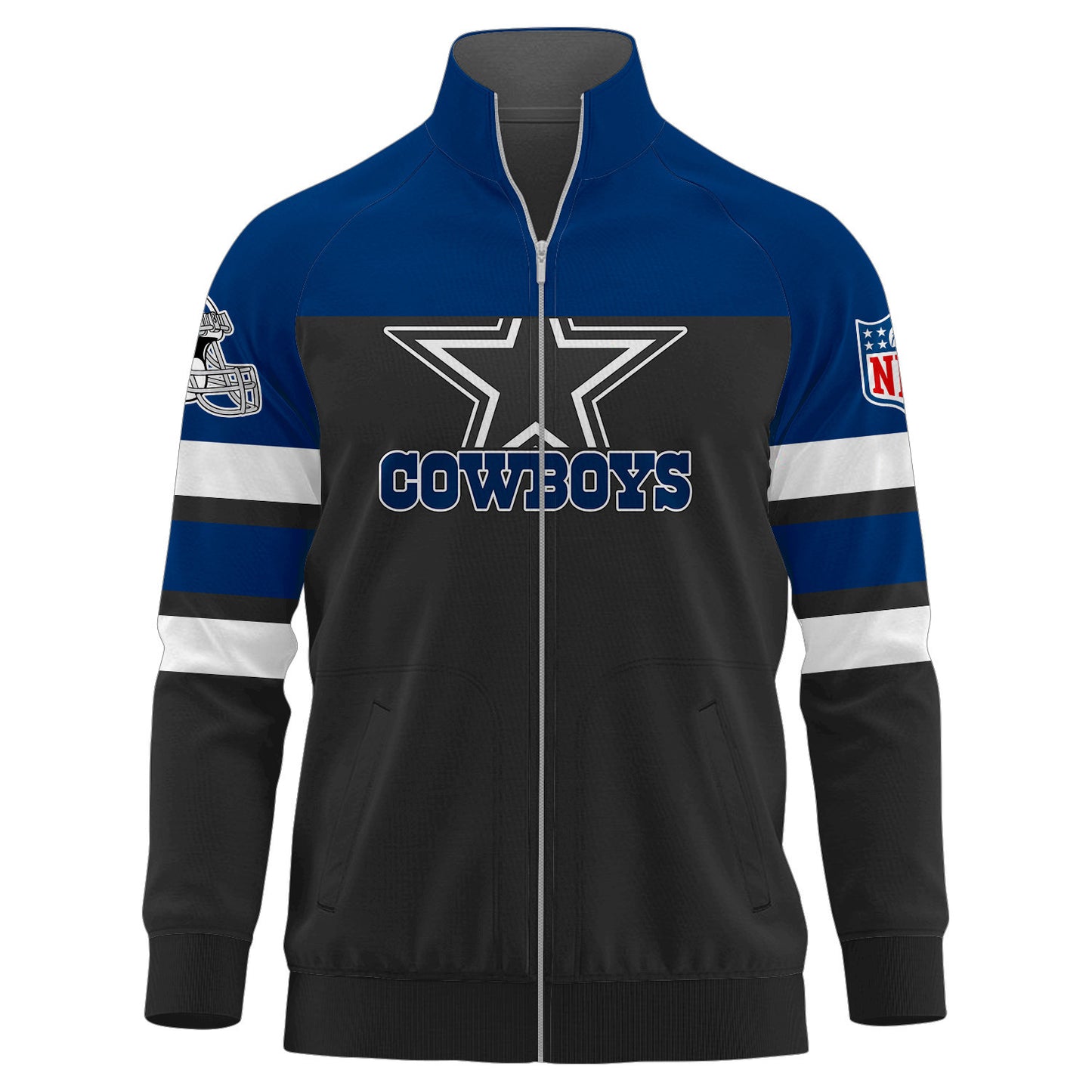 Dallas Cowboys Premium Ultimate Game Day Stand Collar Jacket AZBTSCJK000005