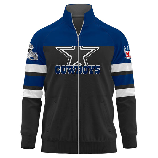 Dallas Cowboys Premium Ultimate Game Day Stand Collar Jacket AZBTSCJK000005