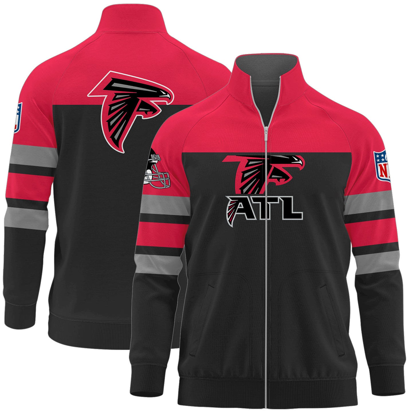 Atlanta Falcons Premium Ultimate Game Day Stand Collar Jacket AZBTSCJK000004