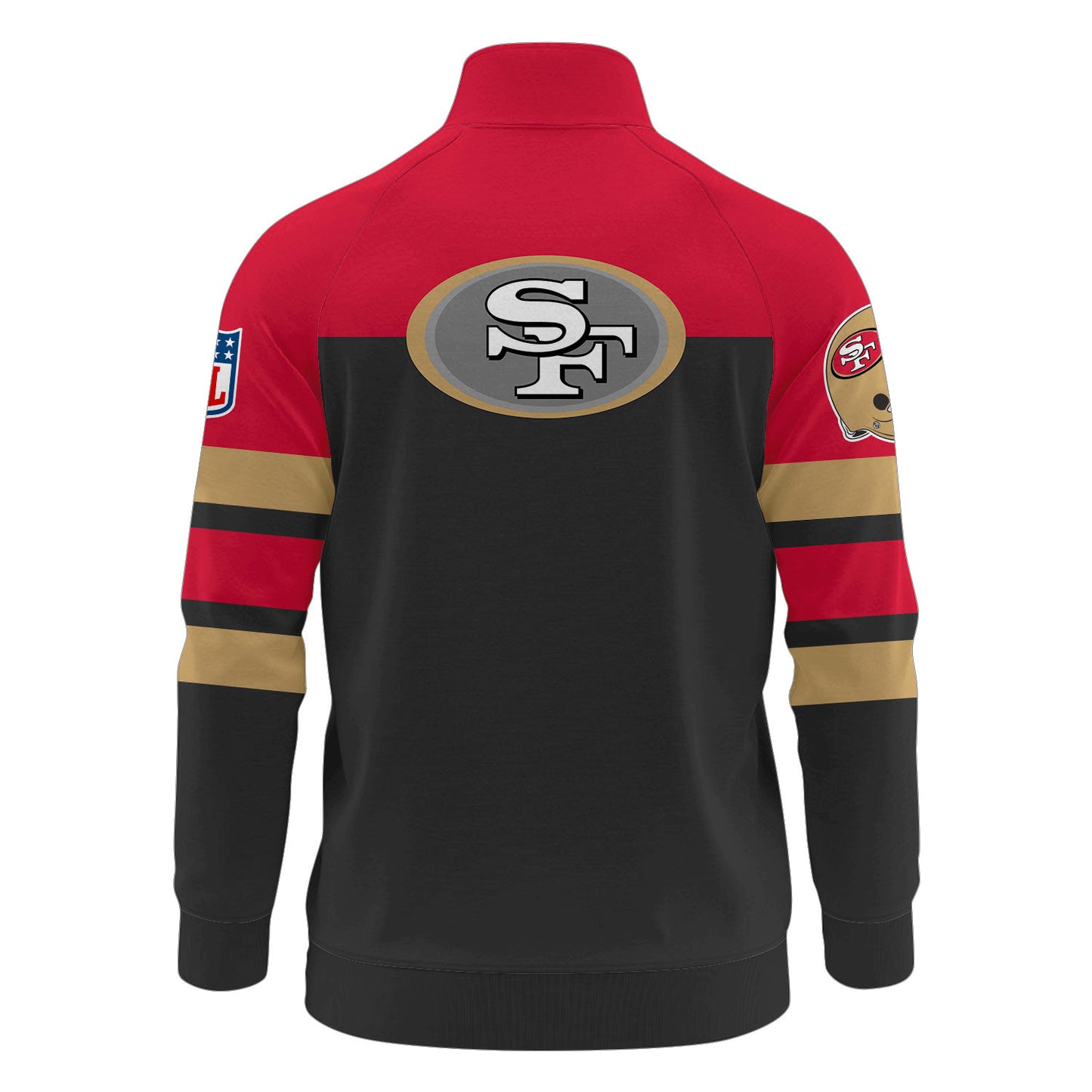 San Francisco 49ers Premium Ultimate Game Day Stand Collar Jacket AZBTSCJK000002
