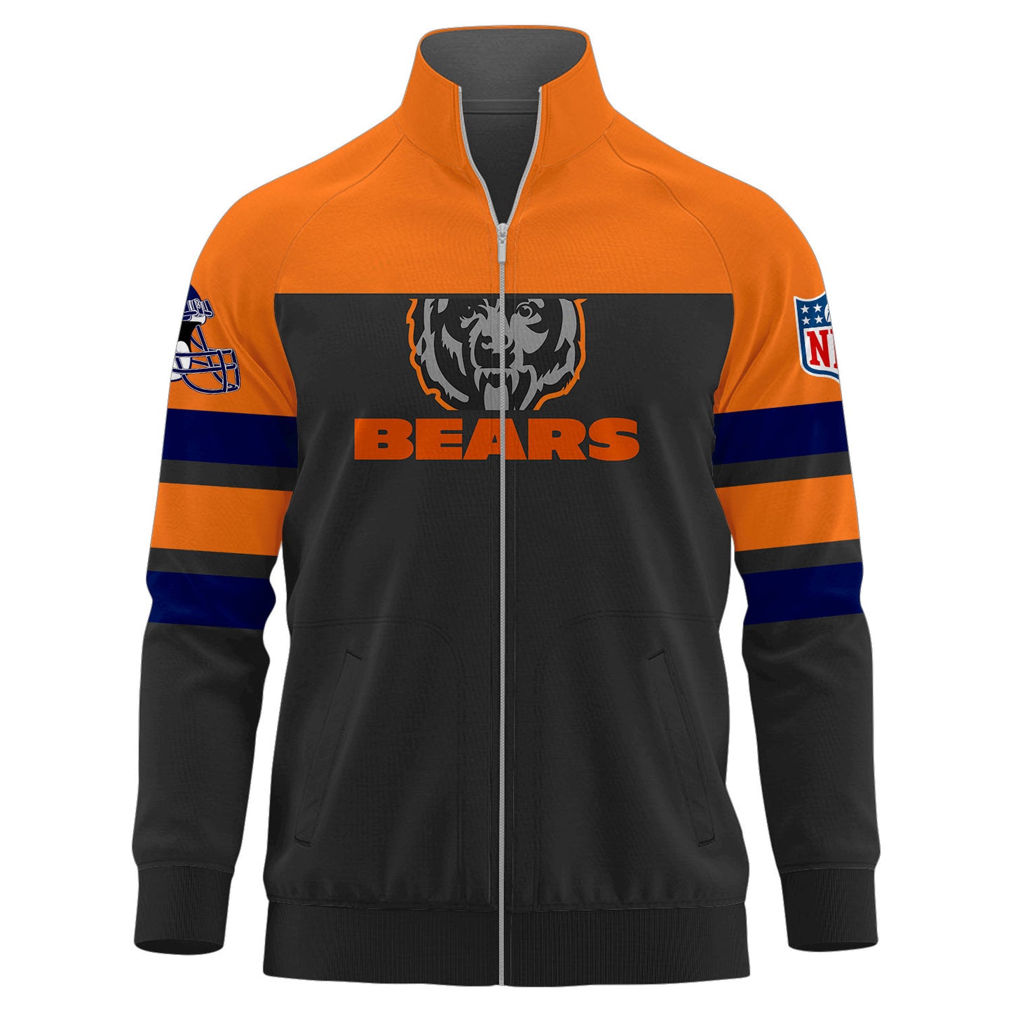 Chicago Bears Premium Ultimate Game Day Stand Collar Jacket AZBTSCJK000006