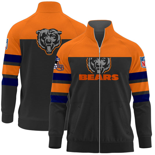 Chicago Bears Premium Ultimate Game Day Stand Collar Jacket AZBTSCJK000006