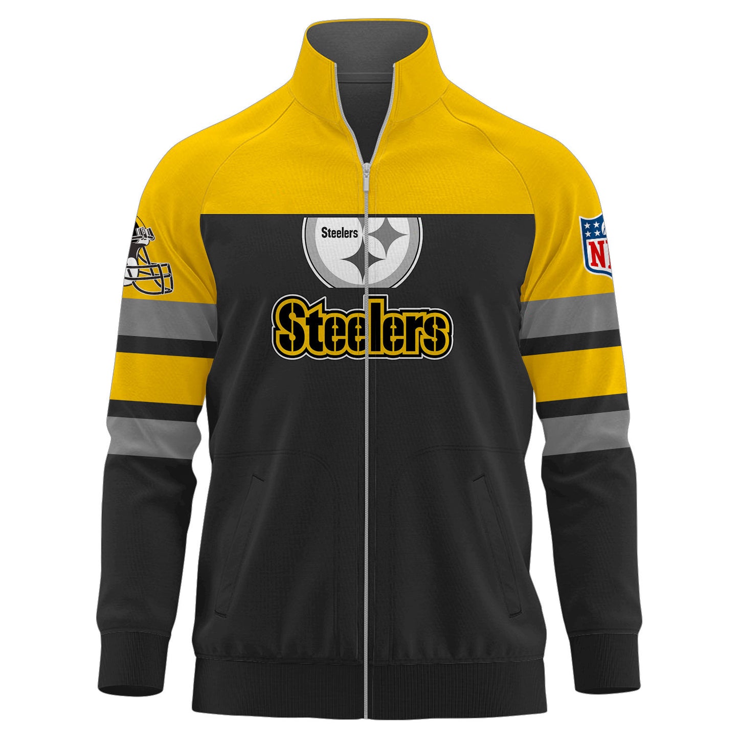 Pittsburgh Steelers Premium Ultimate Game Day Stand Collar Jacket AZBTSCJK000012