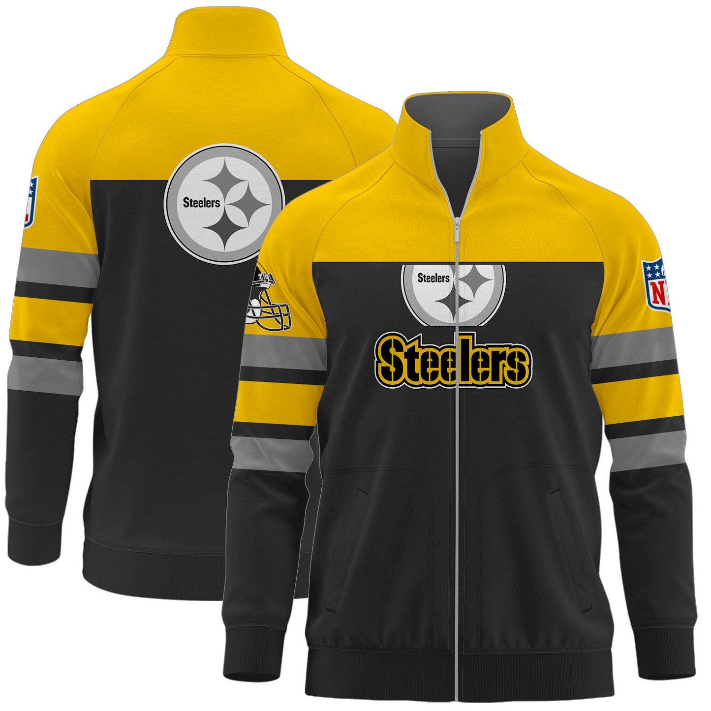 Pittsburgh Steelers Premium Ultimate Game Day Stand Collar Jacket AZBTSCJK000012