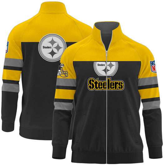 Pittsburgh Steelers Premium Ultimate Game Day Stand Collar Jacket AZBTSCJK000012