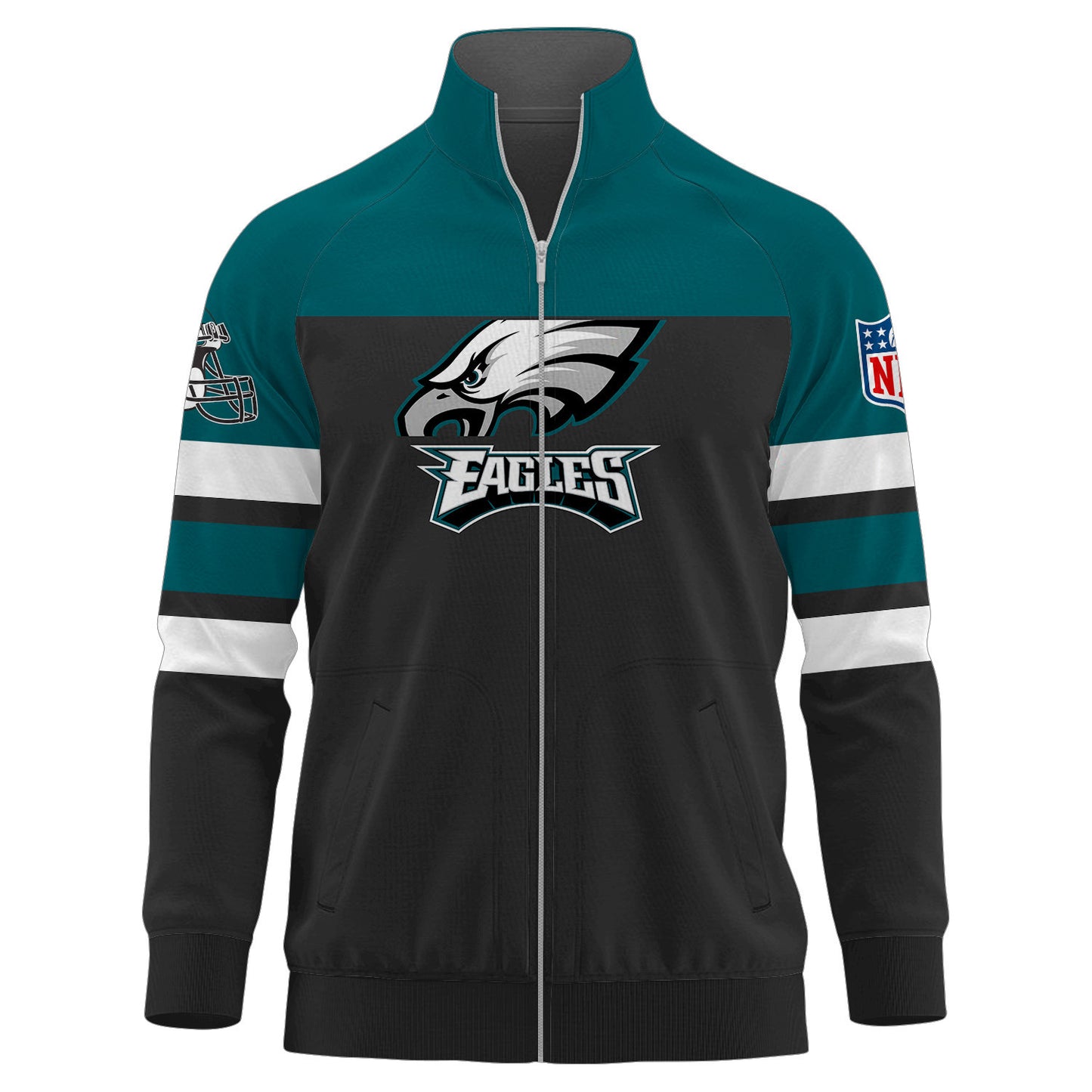 Philadelphia Eagles Premium Ultimate Game Day Stand Collar Jacket AZBTSCJK000007