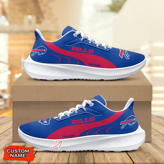 Buffalo Bills Lightweight Patch Decor Running Shoes NA17