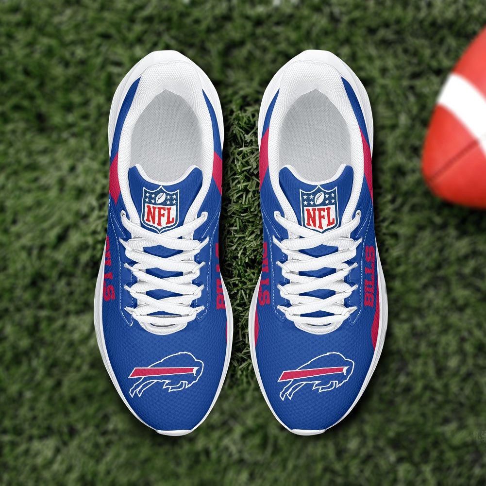 Buffalo Bills Lightweight Patch Decor Running Shoes NA17