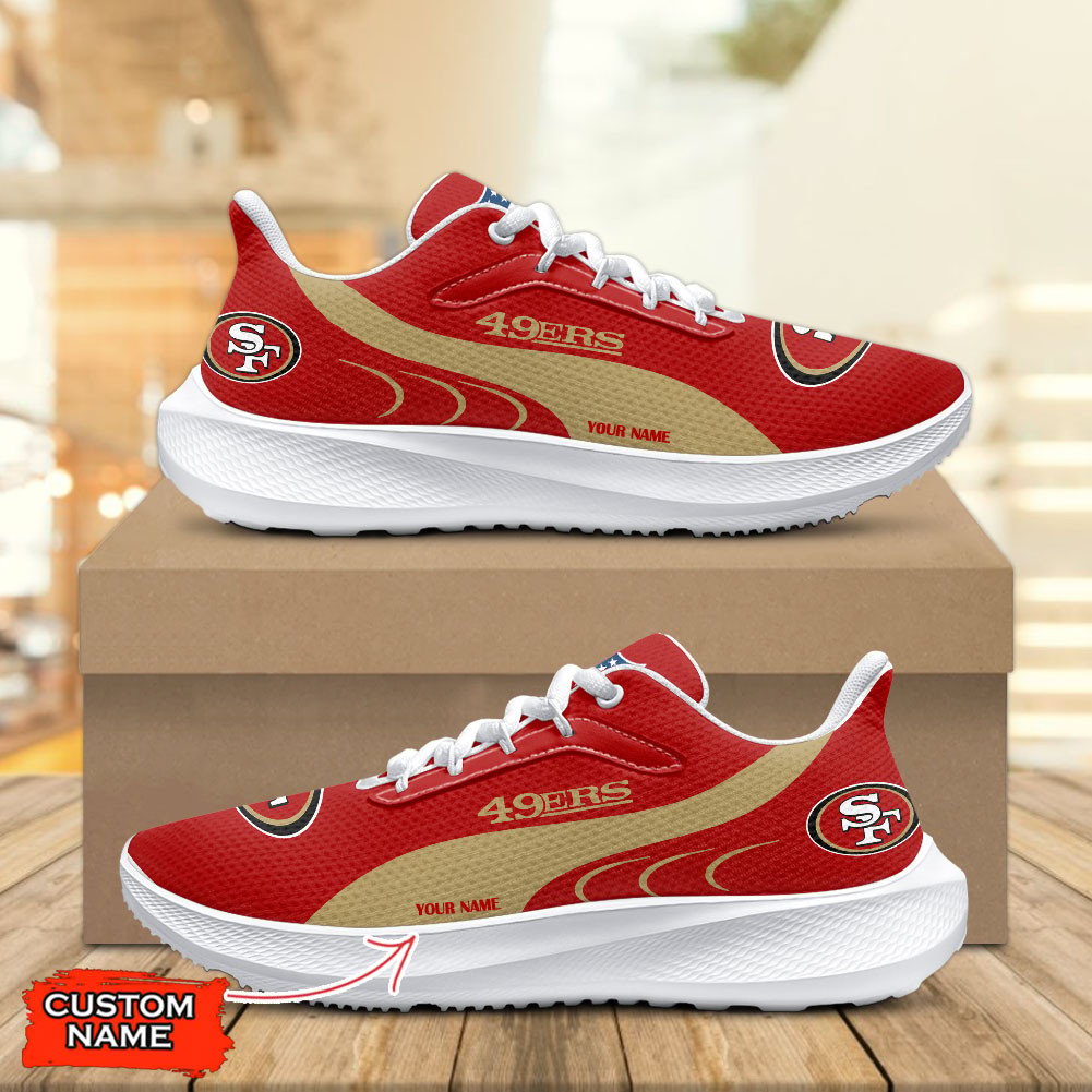 San Francisco 49ers Lightweight Patch Decor Running Shoes NA09