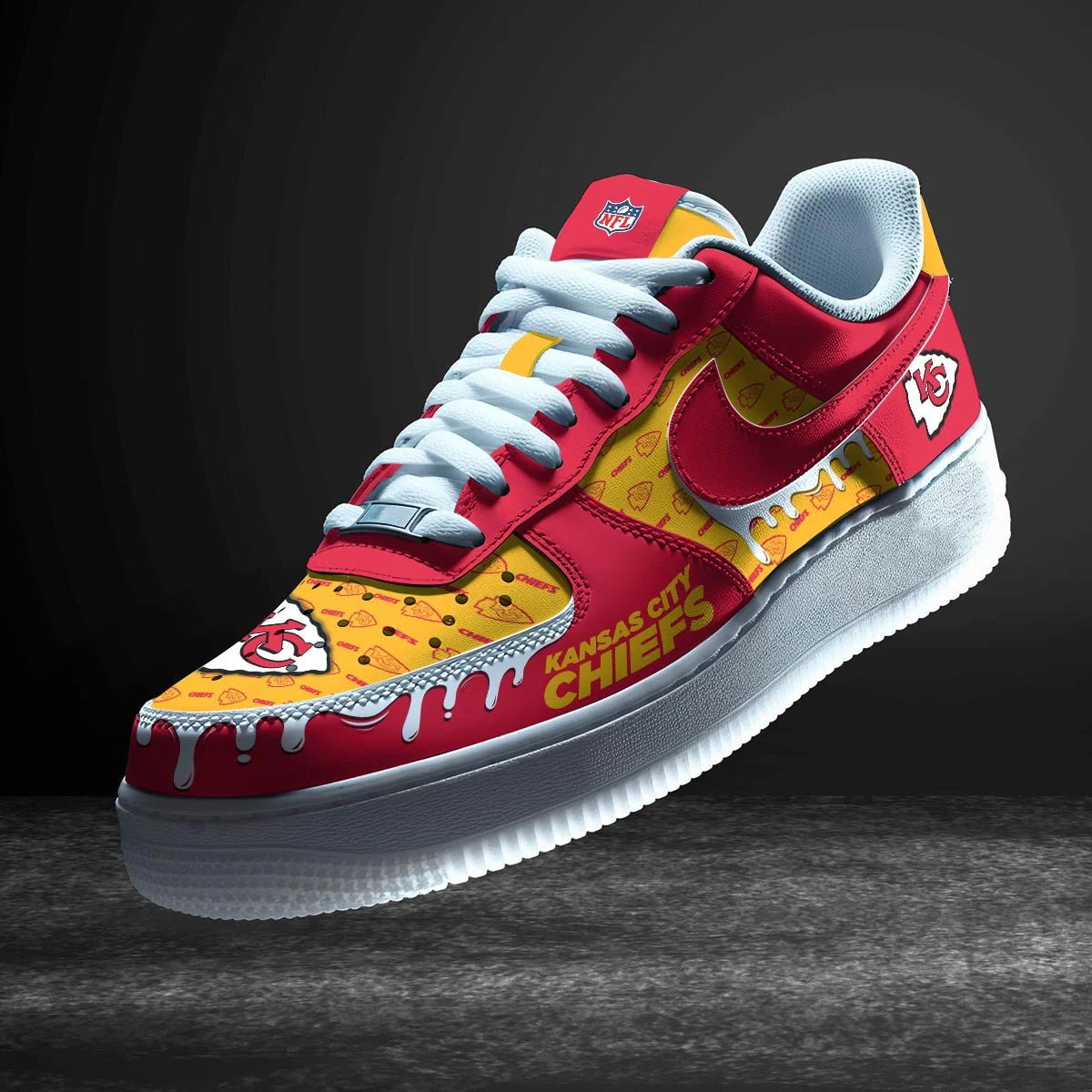 Kansas City Chiefs New Personalized AF1-1 Sneakers  AZDDAF1000013