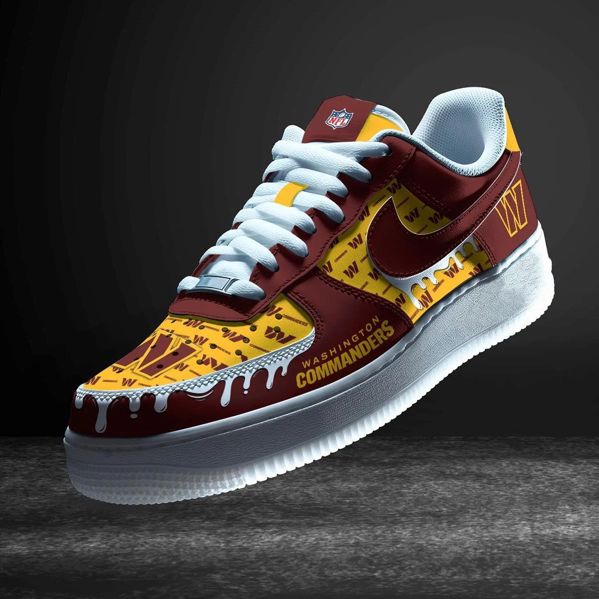 Washington Commanders New Personalized AF1-1 Sneakers  AZDDAF1000020